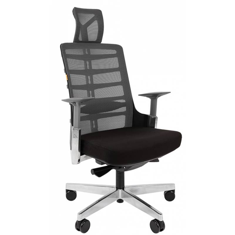 Кресло руководителя СHAIRMAN Spinelly черное (сетчатый акрил) главное фото