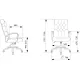 Кресло руководителя Бюрократ T-9928SL Fabric черный Italia Black крестов. металл хром. Фото товара с разных ракурсов.