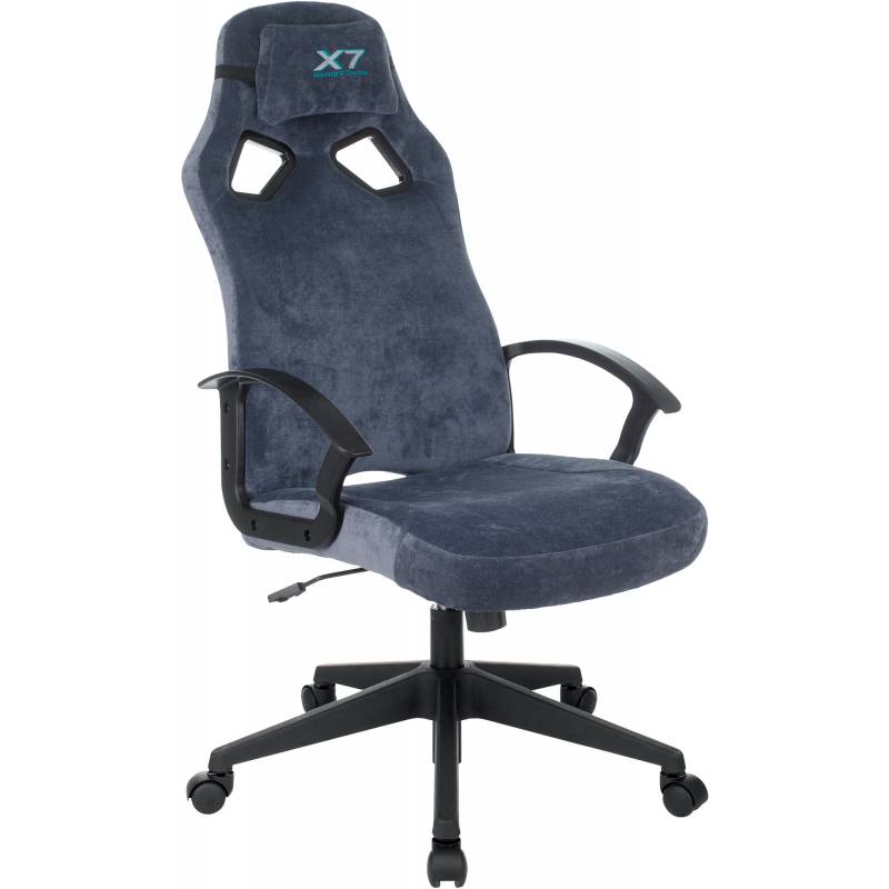 Кресло игровое A4Tech X7 GG-1400 синий крестов. пластик главное фото