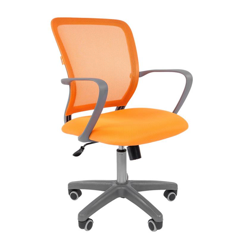 Офисное кресло Chairman 698 Россия сер.пластик TW оранжевый главное фото