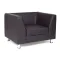 Диван-кресло Дэрби Euroline-черный (Chairman) (1-местный) главное фото в маленьком размере