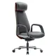 Кресло HAWASAN (ХАВАСАН) PREMIUM EX-820, синхромеханизм, слайдер, экокожа, графит/коричневое, 533238 главное фото в маленьком размере