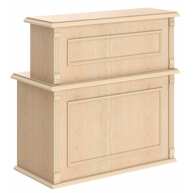 Стойка рецепция RMS 160 Бук Тиара 1600х600х1200 главное фото